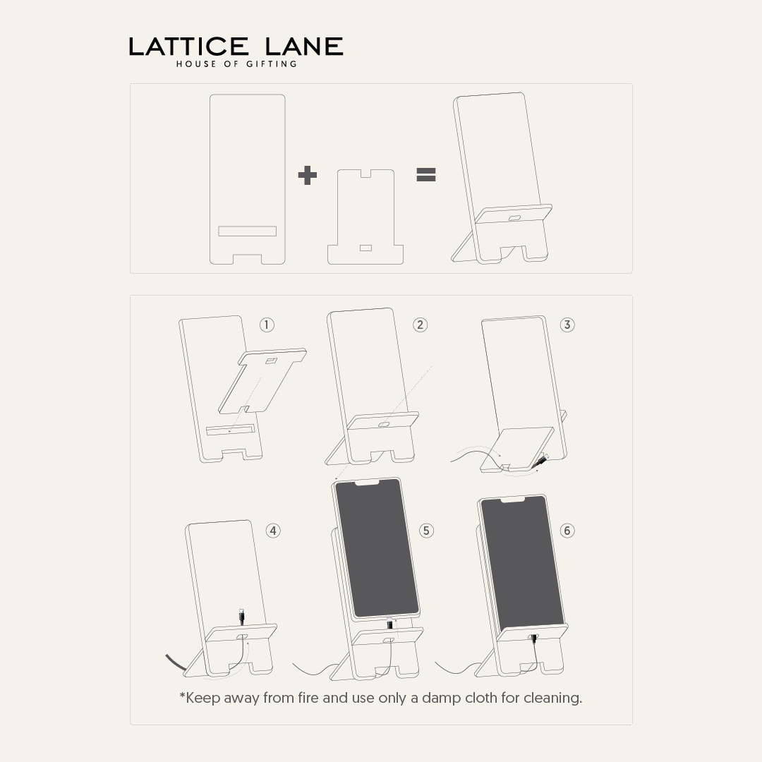 Mobile Stand - Birch Wood