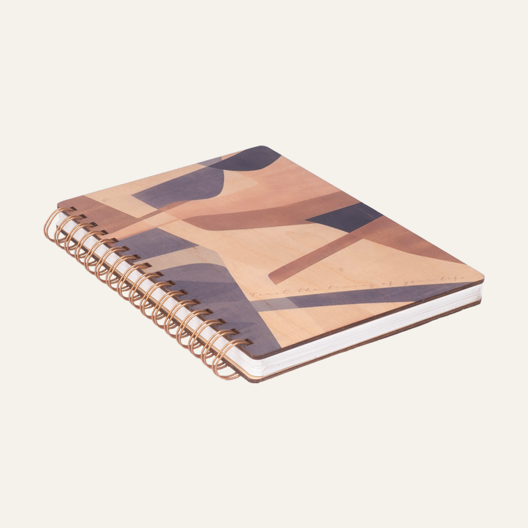 Wooden A5 Birch Diary