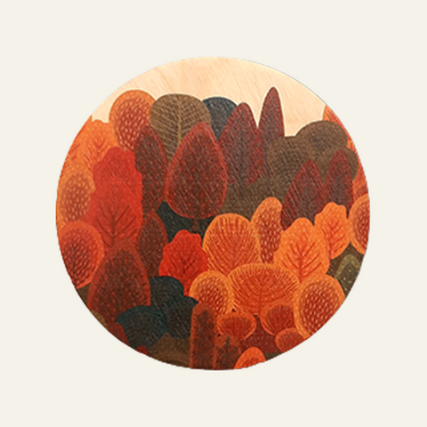 Wooden Coaster With Print