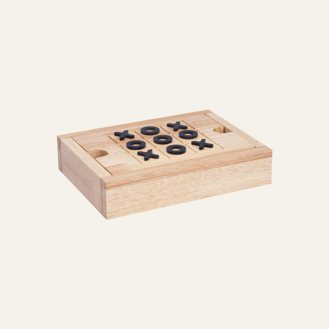 Rubber Wood Game Box