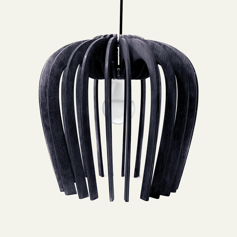 Horse Shoe Lamp Black