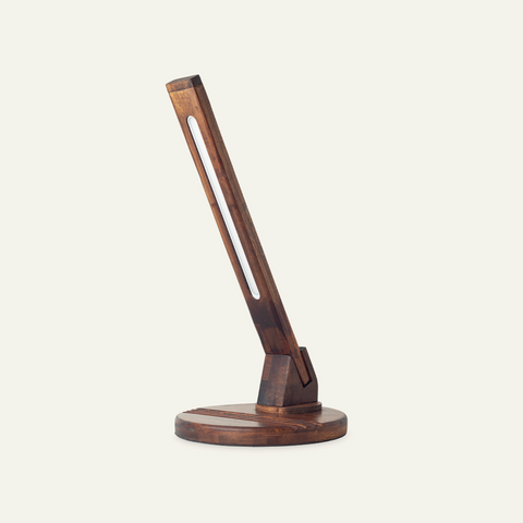 Leaning Lamp Walnut