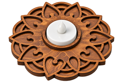 T Light Holder - Mandala Glow