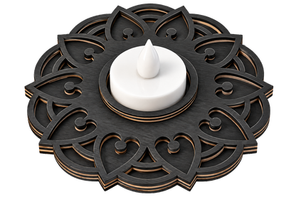 T Light Holder - Mandala Glow
