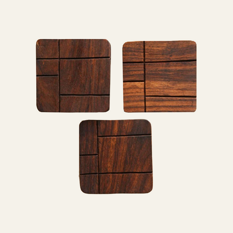 Square Wooden Trivet